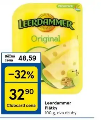 Tesco Leerdammer Plátky 100 g nabídka