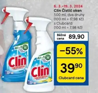 Tesco Clin Čistič oken nabídka