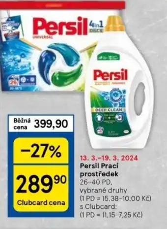 Tesco Persil Prací prostředek nabídka