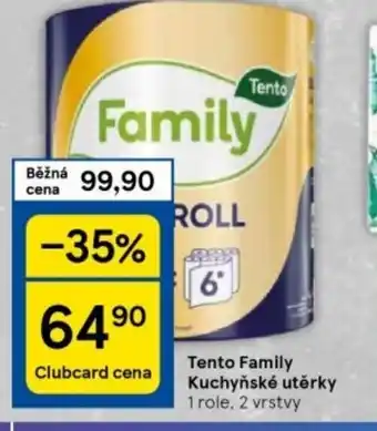 Tesco Tento Family Kuchyňské utěrky nabídka