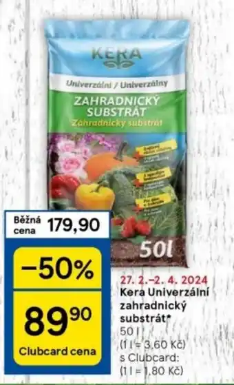 Tesco Kera Univerzální zahradnický substrát nabídka
