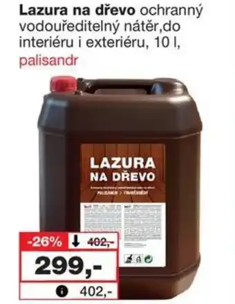 Barvy a laky drogerie Lazura na dřevo nabídka