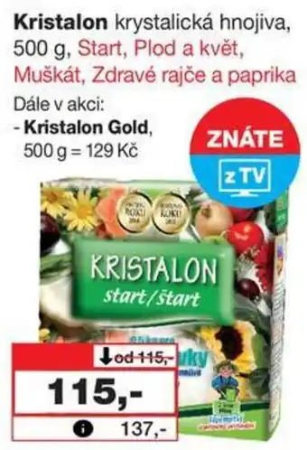 Barvy a laky drogerie Kristalon krystalická hnojiva, 500 g nabídka