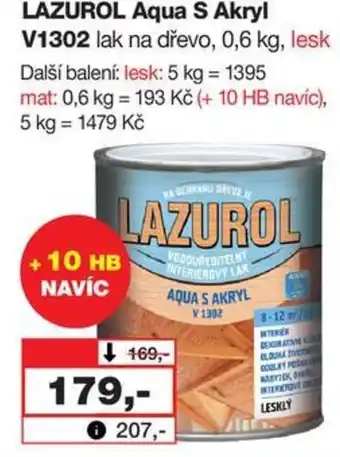 Barvy a laky drogerie LAZUROL Aqua S Akryl V1302 nabídka
