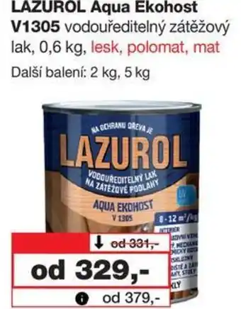 Barvy a laky drogerie LAZUROL Aqua Ekohost V1305 nabídka