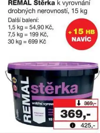 Barvy a laky drogerie REMAL Stěrka nabídka