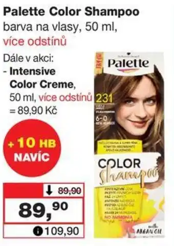 Barvy a laky drogerie Palette Color Shampoo nabídka