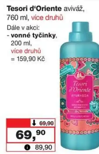 Barvy a laky drogerie Tesori d'Oriente aviváž, 760 ml nabídka