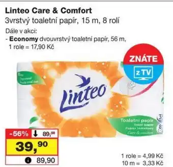Barvy a laky drogerie Linteo Care & Comfort nabídka