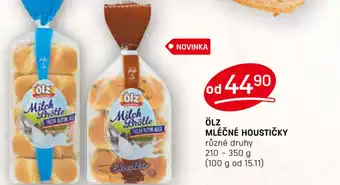 ÖLZ MLÉČNÉ HOUSTIČKY