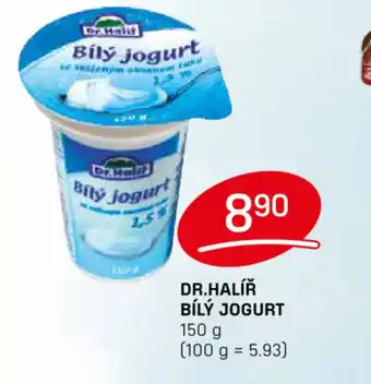 Flop DR.HALÍŘ BÍLÝ JOGURT nabídka