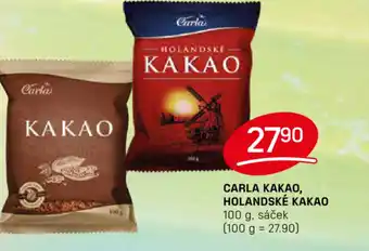 Flop CARLA KAKAO, HOLANDSKÉ KAKAO nabídka