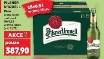 Kaufland PILSNER URQUELL Pivo nabídka