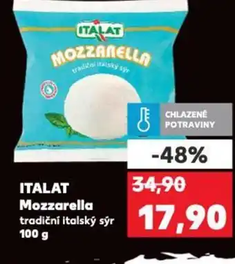 Kaufland ITALAT Mozzarella nabídka
