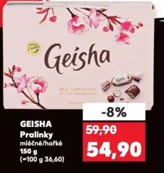 Kaufland GEISHA Pralinky mléčné/hořké nabídka