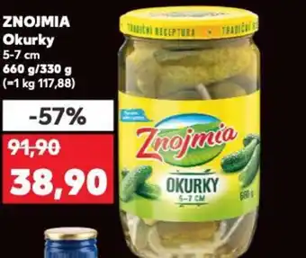 Kaufland ZNOJMIA Okurky nabídka