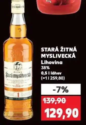 Kaufland STARÁ ŽITNÁ MYSLIVECKÁ Lihovina 0.5L nabídka