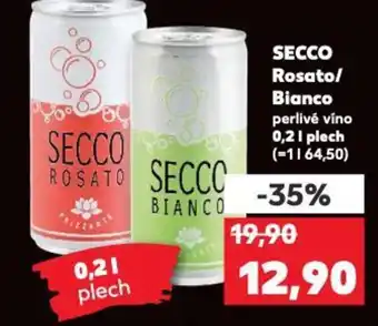 Kaufland SECCO Rosato/ Bianco 0.2L nabídka