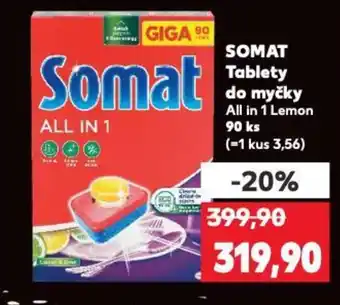 Kaufland SOMAT Tablety do myčky nabídka