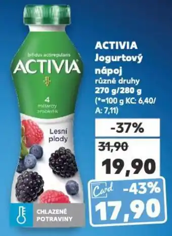 Kaufland ACTIVIA Jogurtový nápoj nabídka