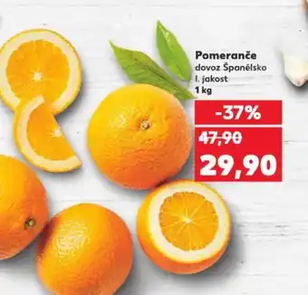 Kaufland Pomeranče nabídka