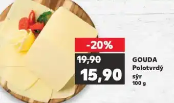 Kaufland GOUDA Polotvrdý sýr nabídka