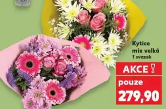 Kaufland Kytice mix velká 1 svazek nabídka