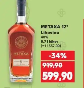 Kaufland METAXA 12 Lihovina nabídka