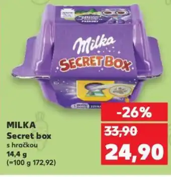 Kaufland MILKA Secret box nabídka