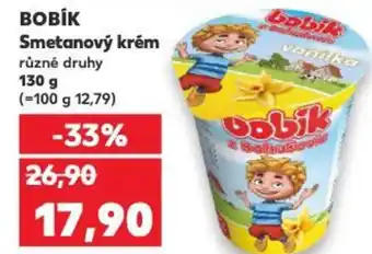 Kaufland BOBÍK Smetanový krém nabídka