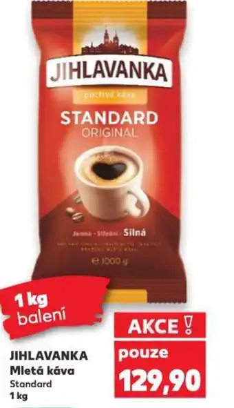 Kaufland JIHLAVANKA Mletá káva nabídka