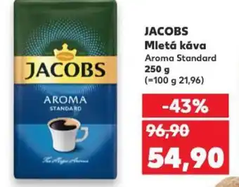 Kaufland JACOBS Mletá káva nabídka