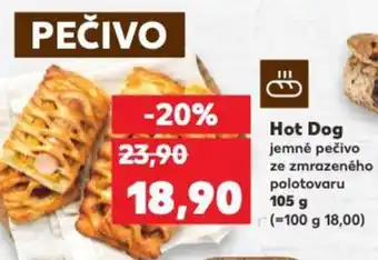 Kaufland Hot Dog nabídka