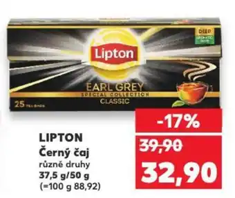 Kaufland LIPTON Černý čaj nabídka