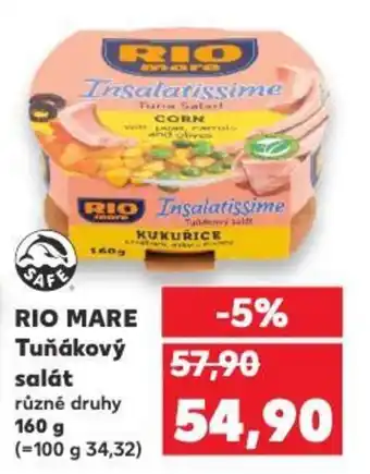 Kaufland RIO MARE Tuňákový salát nabídka