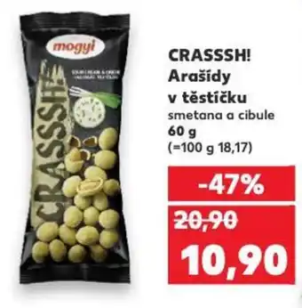 Kaufland CRASSSH! Arašídy v těstíčku nabídka
