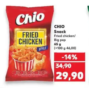 Kaufland CHIO Snack nabídka