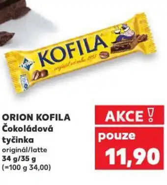 Kaufland ORION KOFILA Čokoládová tyčinka nabídka