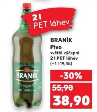 Kaufland BRANÍK Pivo nabídka