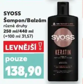 Kaufland SYOSS Šampon/Balzám nabídka