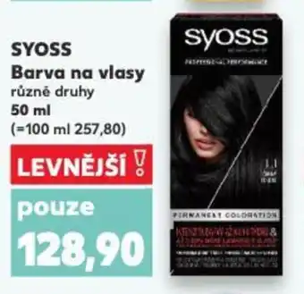Kaufland SYOSS Barva na vlasy nabídka