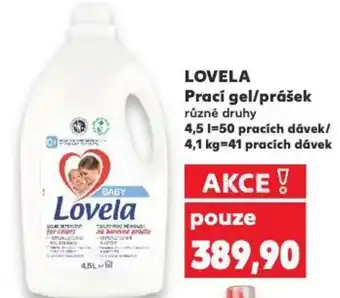 Kaufland LOVELA Prací gel/prášek nabídka