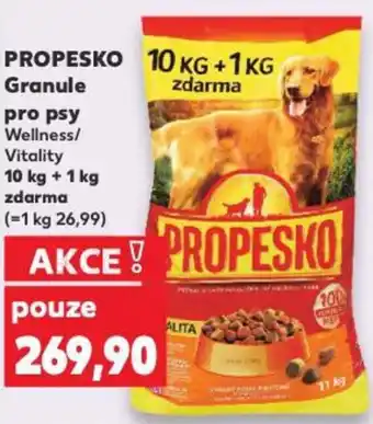 Kaufland PROPESKO Granule pro psy nabídka