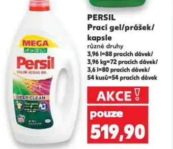 Kaufland PERSIL Prací gel/prášek/ kapsle nabídka
