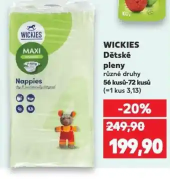 Kaufland WICKIES Dětské pleny nabídka