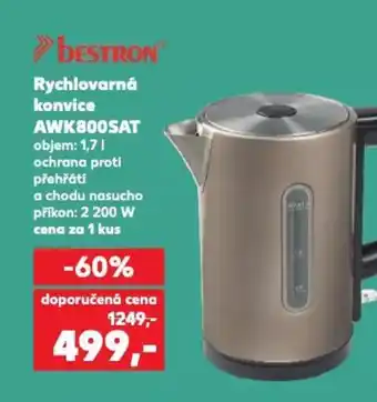 Kaufland Rychlovarná konvice AWK800SAT nabídka