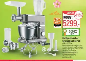 Globus Kuchyňský robot Gratussino Bravo II nabídka