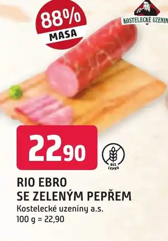 Trefa RIO EBRO SE ZELENÝM PEPŘEM nabídka