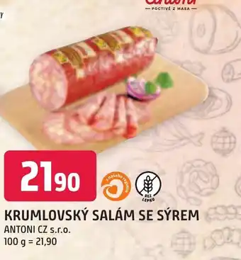 Trefa KRUMLOVSKÝ SALÁM SE SÝREM nabídka