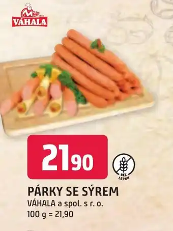 Trefa PÁRKY SE SÝREM nabídka